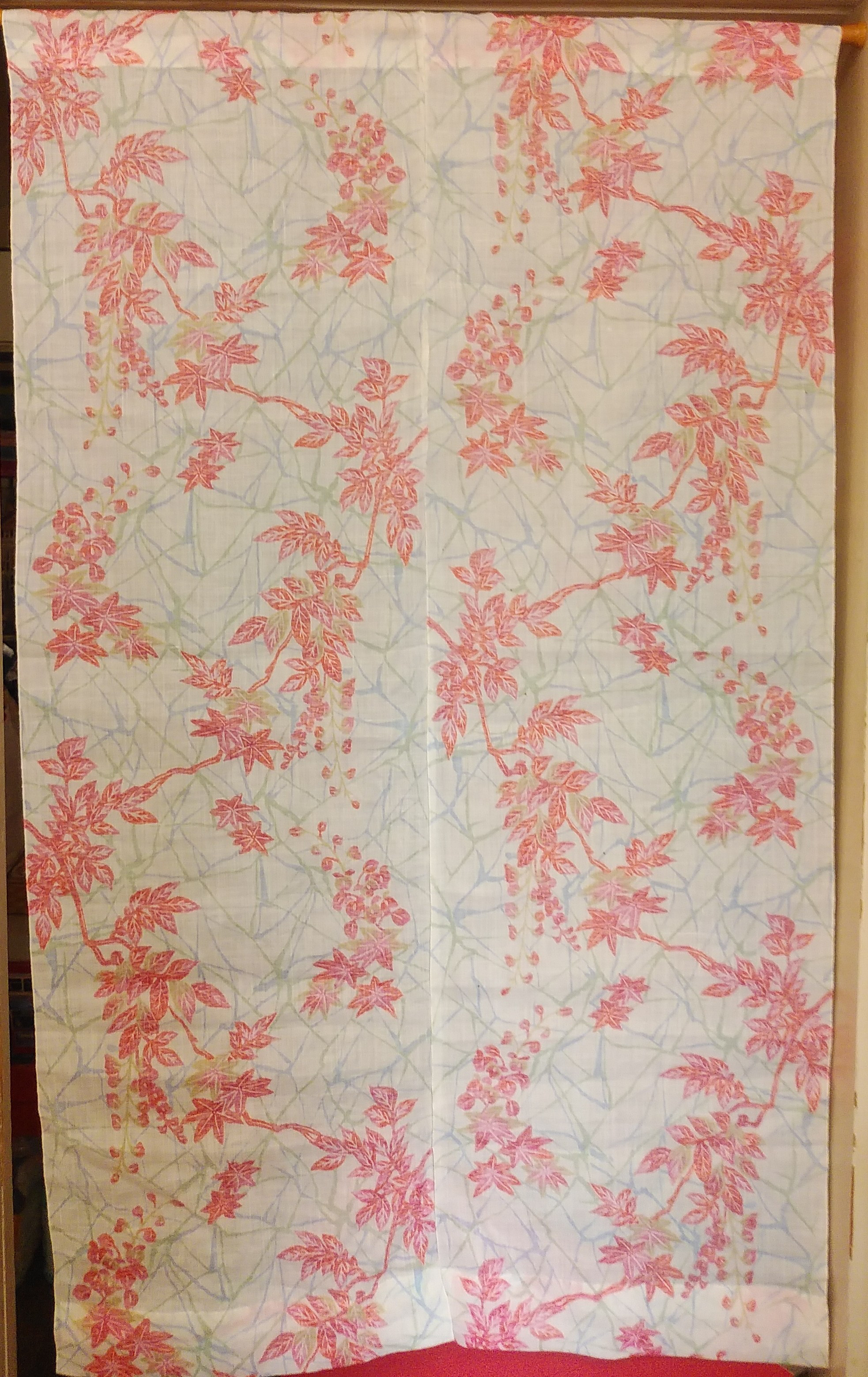 小千谷ちぢみ暖簾（タペストリー）