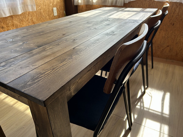 アンティーク風 ダイニングテーブル 180×70㎝ 【 EB アンティーク風 ダイニングテーブル 180×70㎝ 【 EB