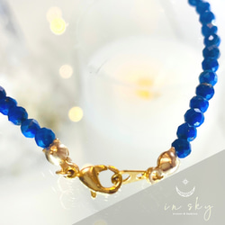 ♡₊⁺lapis lazuli〚ラピスラズリ〛ブレスレット♡₊⁺ 4枚目の画像