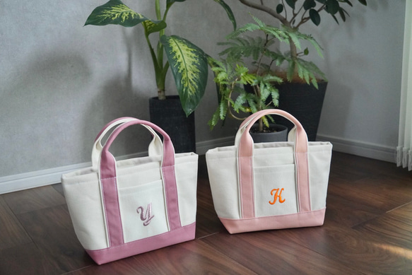 ノアページ♡ トートバッグ ミニトート イニシャルトート 楽天市場】イニシャル トートバッグ キャンバス アルファベット