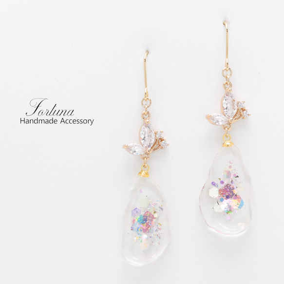 イヤリング・ノンホールピアス rrr 電球(378) ピアス/イヤリング/ノンホールピアス/樹脂ピアス