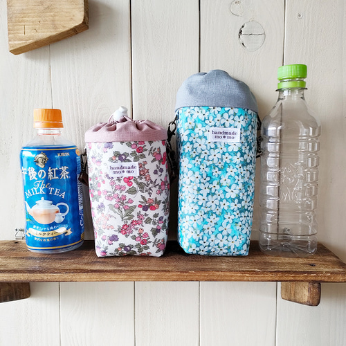 ずー様リクエストオーダー用保温保冷ペットボトルカバーリバティ使用