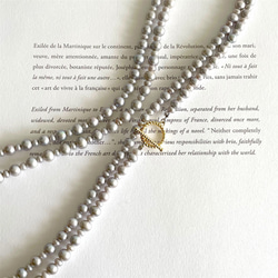 Outlet 超長2種淡水珍珠項鍊（126cm）銀（再次上架） 第16張的照片