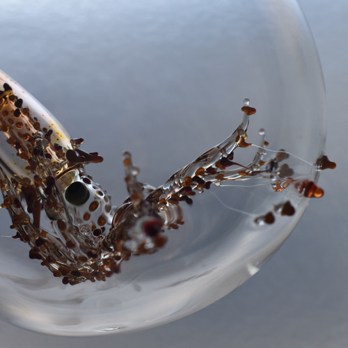 ガラスのサンキャッチャーオーナメント（イカ） 立体・オブジェ