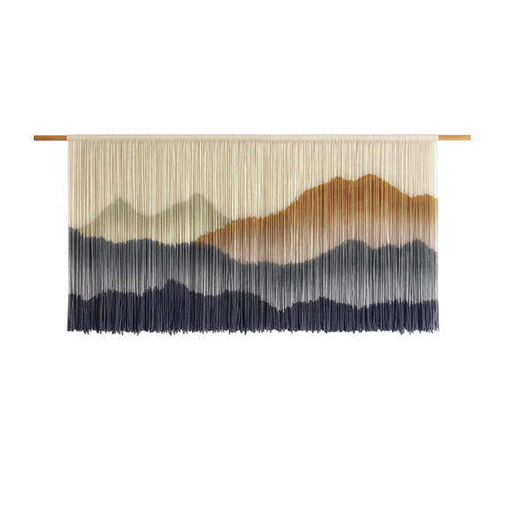 【受注製作】風景画 絵画 タペストリー 壁掛け 手作り アート 芸術 ウォールハンギング 新築祝い・新居祝い 家の装飾 cm 高さ 円幅 アート 90cm ロッドを使用した壁掛けタペストリーの実際の幅は 広くなります #寝室