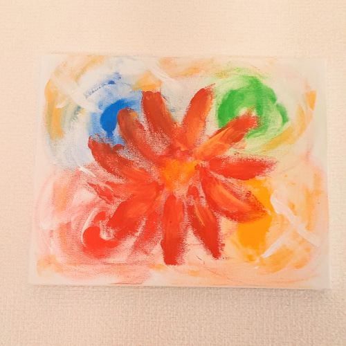 希望の光 抽象画 キャンパス 原画 絵画 happy24 通販 15831999