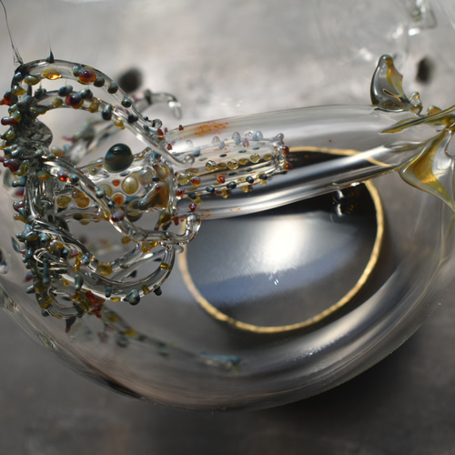 ヴィンテージ！シリア「ガラスサンキャッチャー」大きな首飾 ヴィンテージ！シリア「ガラスサンキャッチャー」大きな首飾