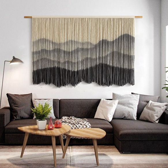 【受注製作】風景画 絵画 タペストリー 壁掛け 手作り アート 芸術 ウォールハンギング 新築祝い・新居祝い 家の装飾 cm 高さ 円幅 アート 90cm ロッドを使用した壁掛けタペストリーの実際の幅は 広くなります #寝室