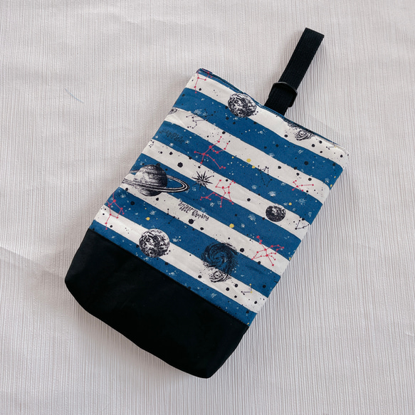 ボーダー宇宙　上履き袋 ボーダー宇宙 上履き袋 楽天市場】上履き入れ 宇宙の通販