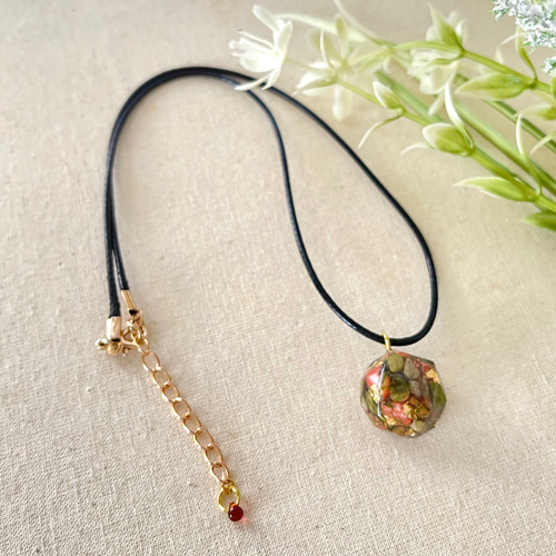 ユナカイトペンダントユナカイトネックレス