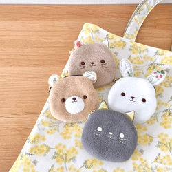 猫柄 パッチワーク ポーチ 猫顔 ポーチ nekohati 通販 589573