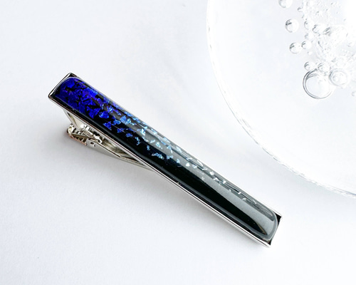 HERMES ネクタイピン　七宝焼 美品 エルメス エマイユ ネクタイピン 七宝焼 ゴールド ブラック