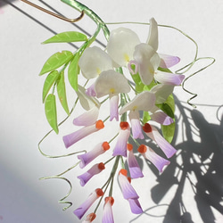 リアル藤の花のかんざし　 6枚目の画像