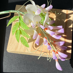 リアル藤の花のかんざし　 2枚目の画像