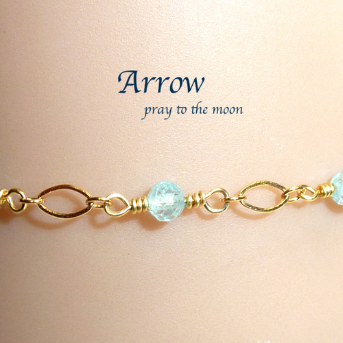 専用ページ　グランディディエライトのブレスレット14kgf グランディディエライト 14KGFブレスレット・ニュアンスのあるグリーン