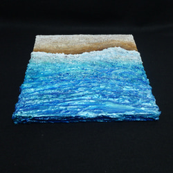 油絵 油彩 油彩画 絵 絵画 【海の砂浜】 5枚目の画像