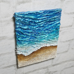 油絵 油彩 油彩画 絵 絵画 【海の砂浜】 13枚目の画像