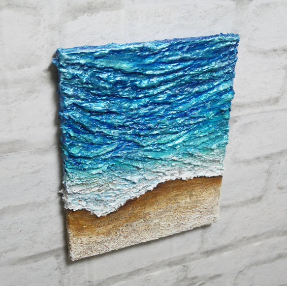 油絵 油彩 油彩画 絵 絵画 【海の砂浜】 13枚目の画像