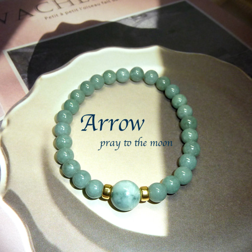 希少ビルマ翡翠14㎜玉ブレスレット限定品