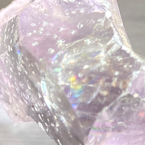 ホワイトアメジスト♡ラベンダーアメジスト♡カルサイト共生