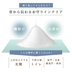 最強の厄払い！モリオン黒水晶　☆　1年間交換不要 盛り塩 ２個 セット 3枚目の画像