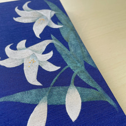 【大サイズ】百合の花/御朱印帳 3枚目の画像