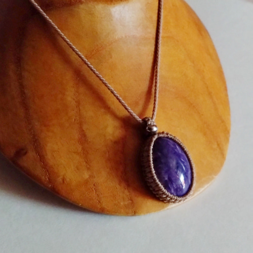 チャロアイト マクラメネックレス ネックレス・ペンダント ぬちぐすい