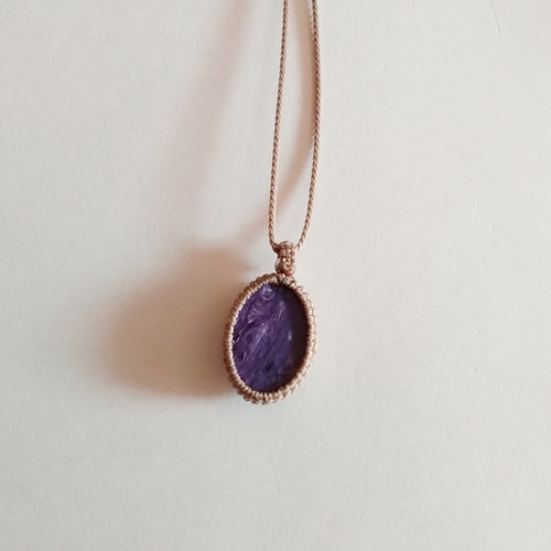 チャロアイト マクラメネックレス ネックレス・ペンダント ぬちぐすい