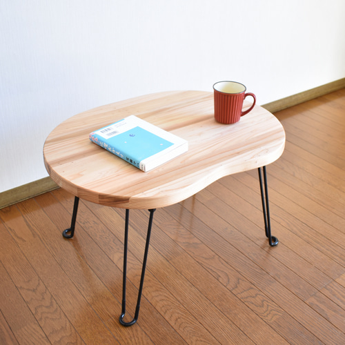 送料無料】 ローテーブル 丸形 60cm スギ 折りたたみ脚 ロー 送料無料】 ローテーブル 丸形 60cm スギ 折りたたみ脚 ロー