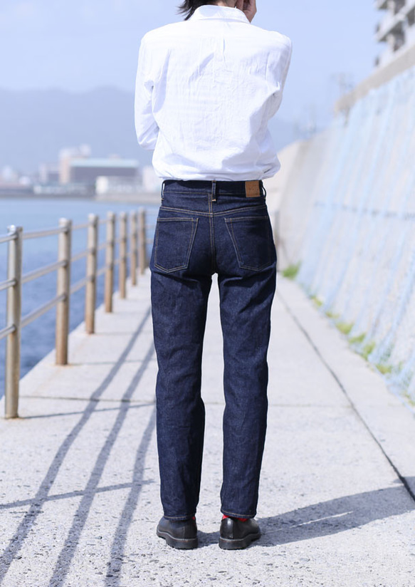 Mete jeans slim-straight/13oz selvedge denim 3枚目の画像