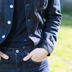 Mete jeans slim-straight/13oz selvedge denim 7枚目の画像