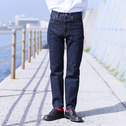 Mete jeans slim-straight/13oz selvedge denim 1枚目の画像