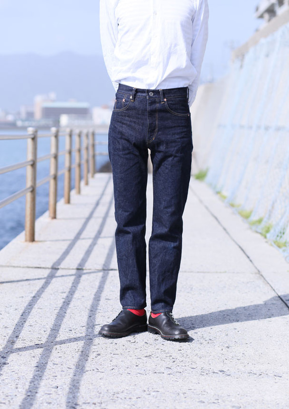 Mete jeans slim-straight/13oz selvedge denim 1枚目の画像