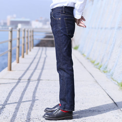 Mete jeans slim-straight/13oz selvedge denim 2枚目の画像