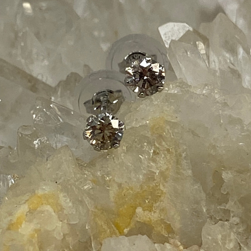 pt900 プラチナ 天然ダイヤモンド 0.2ct ピアス ピアス（スタッド・一 