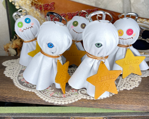 革のてるてる坊主 キーリング ÄHRE 通販 15834436｜Creema(クリーマ)