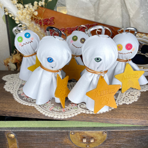 革のてるてる坊主 キーリング ÄHRE 通販 15834436｜Creema(クリーマ)