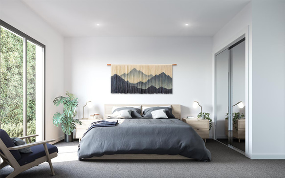 【受注製作】風景画 絵画 タペストリー 壁掛け 手作り アート 芸術 ウォールハンギング 新築祝い・新居祝い 家の装飾 cm 高さ アート 円幅 90cm ロッドを使用した壁掛けタペストリーの実際の幅は 広くなります #寝室