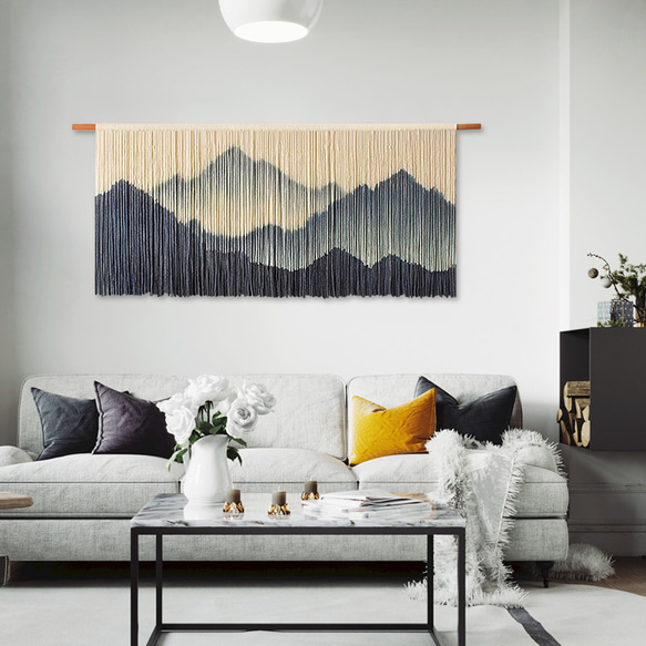 【受注製作】風景画 絵画 タペストリー 壁掛け 手作り アート 芸術 ウォールハンギング 新築祝い・新居祝い 家の装飾 cm 高さ アート 円幅 90cm ロッドを使用した壁掛けタペストリーの実際の幅は 広くなります #寝室