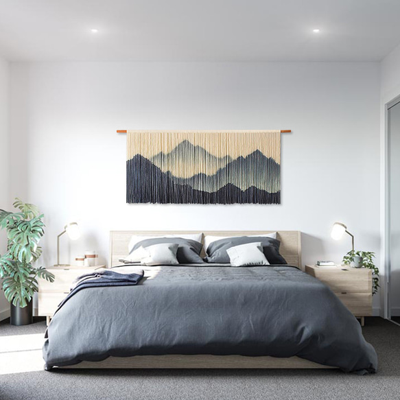 【受注製作】風景画 絵画 タペストリー 壁掛け 手作り アート 芸術 ウォールハンギング 新築祝い・新居祝い 家の装飾 cm 高さ アート 円幅 90cm ロッドを使用した壁掛けタペストリーの実際の幅は 広くなります #寝室