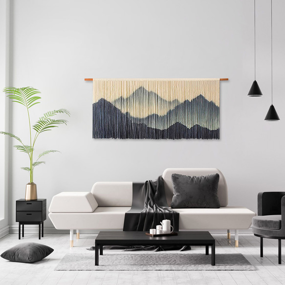 【受注製作】風景画 絵画 タペストリー 壁掛け 手作り アート 芸術 ウォールハンギング 新築祝い・新居祝い 家の装飾 cm 高さ アート 円幅 90cm ロッドを使用した壁掛けタペストリーの実際の幅は 広くなります #寝室