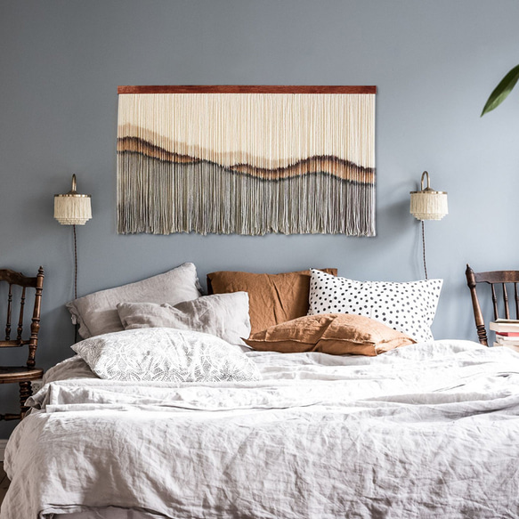 【受注製作】風景画 絵画 タペストリー 壁掛け 手作り アート 芸術 ウォールハンギング 新築祝い・新居祝い 家の装飾                                     Art Sceneへよ LW1662593015(12680円)