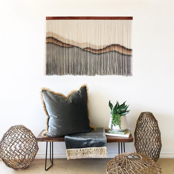 【受注製作】風景画 絵画 タペストリー 壁掛け 手作り アート 芸術 ウォールハンギング 新築祝い・新居祝い 家の装飾                                     Art Sceneへよ LW1662593015(12680円)