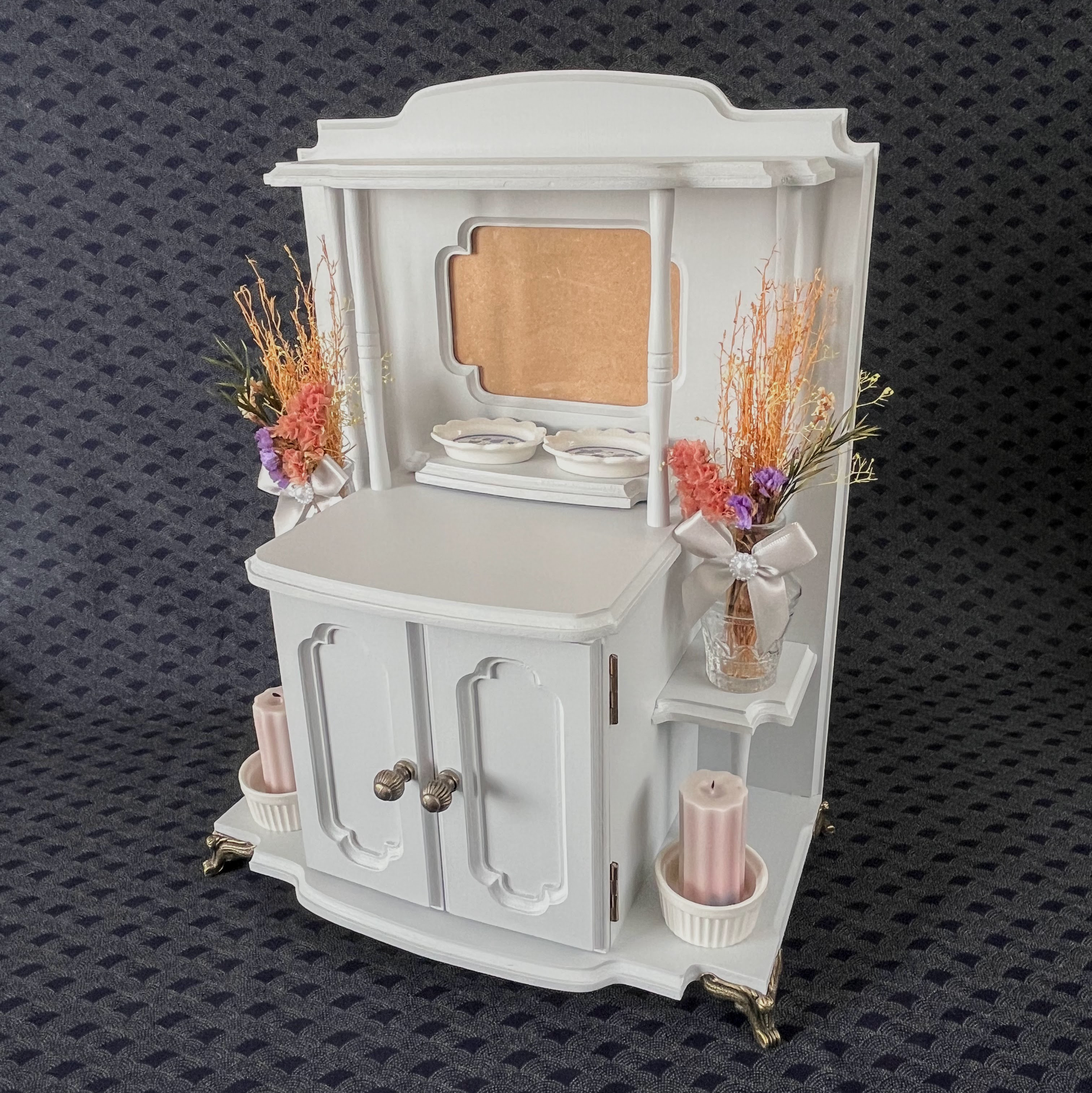 ◁RENEWED▷　ペットのための仏壇チャーチ4-JP／4寸骨壺対応