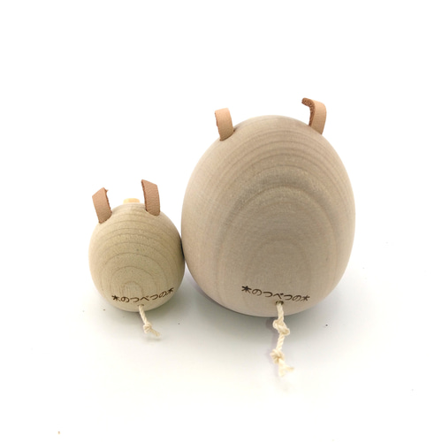 森の住人たち！ 北海道産木製「ほのぼのヒーローファミリー」木のつべ