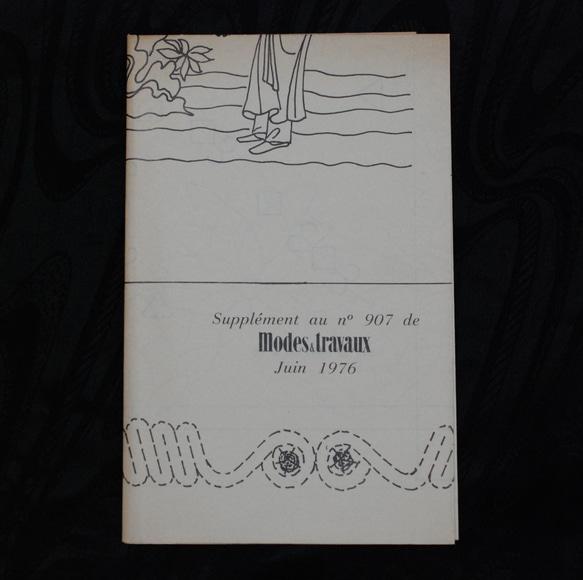 フランス 1976年6月 刺繍図案 1枚目の画像