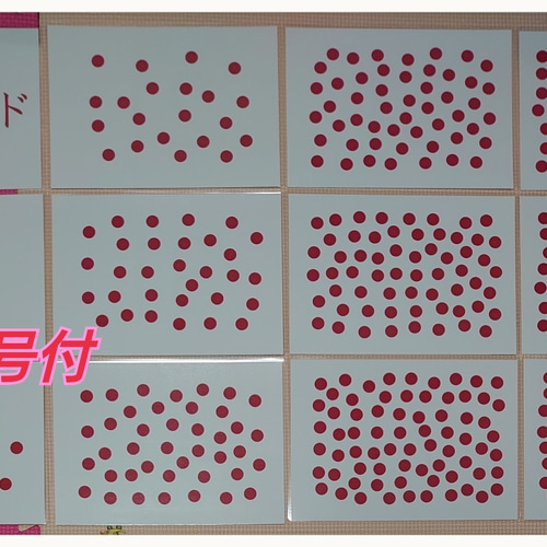 新品〘0歳から始める〙ドッツカード【0〜100】算数記号、袋付