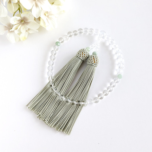 入手困難超希少石＊全宗派共通✳︎本式108珠念珠✳︎グリーン