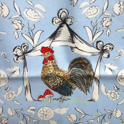 ☆Red Rooster Fabrics ヴィンテージリプ　イヌ　アヒル　花　ゾウ　入園入学　ハンドメイド素材　コットン 2枚目の画像