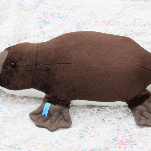 動物 ぬいぐるみ かものはし カモノハシ 抱きぐるみ ボア生地